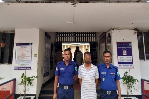কানাইঘাটে পুলিশের  বিশেষ অভিযানে সাজাপ্রাপ্ত আসামি কামিল গ্রেফতার 
