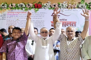 বাংলাদেশ পূজা উদযাপন পরিষদ কুলাউড়া উপজেলা শাখার দ্বি-বার্ষিক সম্মেলন সম্পন্ন