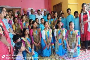 আবৃত্তি সংগীতে বর্ষা বরণ অনুষ্ঠান অনুষ্ঠিত