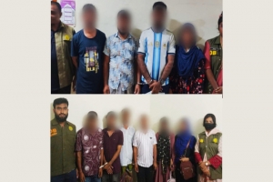 নগরীতে আবাসিক হোটেলে অভিযান : নারী- পুরুষসহ আটক ১০