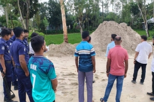 শ্রীমঙ্গলে মোবাইল কোর্টের অভিযানে ৮ হাজার ঘনফুট বালু জব্দ