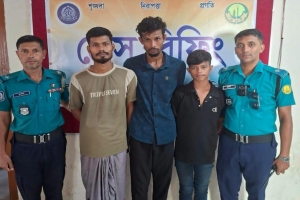 নগরীতে হৃদয় হরিজন হত্যা মামলায় নরসিংদী থেকে ৩ আসামি গ্রেপ্তার
