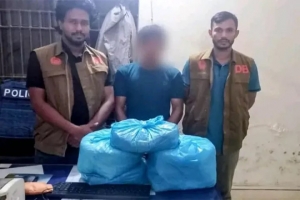 হবিগঞ্জে ৭ কেজি গাঁজাসহ মাদক কারবারি আটক