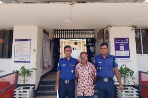 কানাইঘাটে পুলিশের অভিযানে ১ বছরের সাজাপ্রাপ্ত আসামি গ্রেফতার