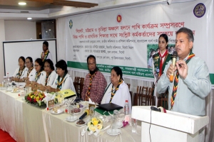 মেয়েদের সুনাগরিক হিসেবে গড়ে তুলতে গার্ল গাইডসের ভূমিকা অনবদ্য: মশিউর রহমান