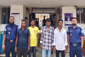 কানাইঘাট সীমান্ত দিয়ে ৮ রোহিঙ্গাকে ভারতে পাচারের চেষ্টা : আটক ৪ মানব পাচারকারীর বিরুদ্ধে মামলা