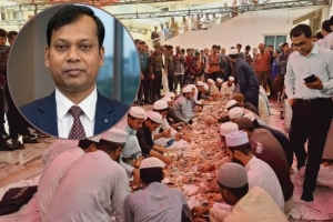সিলেট থেকে যাওয়ার আগে শাহজালাল মাজারে ৫ লাখ টাকা দিলেন সারওয়ার