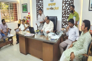 সিলেট জেলা পরিষদের বরাদ্দকৃত চার উপজেলার ই-টেন্ডার কাজের উদ্বোধন 