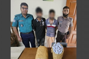 কাষ্টঘর সুইপার কলোনি থেকে চার কেজি গাঁজাসহ ২ মাদককারবারী গ্রেফতার