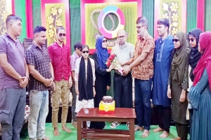 সিলেটে ডা. জহিরুল ইসলাম অচিনপুরীর জন্মদিন উদযাপন করেছে জিডিএফ&rsquo;র দৃষ্টি প্রতিবন্ধী শিক্ষার্থীরা