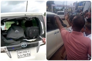  গোলাপগঞ্জে সারজিসদের গাড়িতে হামলা, ‘ভুয়া ভুয়া’ স্লোগান