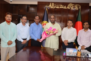 বিসিবি পরিচালক নির্বাচিত হওয়ায় সিসিক প্রশাসককে বিভিন্ন সংগঠনের সংবর্ধনা